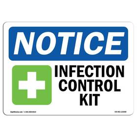 Signmission 755874539858 Osha Notice Sign - Infection Control Kit Aluminum Protect Your Bus Inch