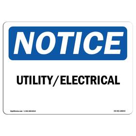 Signmission 755874568865 Osha Notice Sign - Utility Electrical Aluminum Protect Your Business