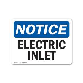Signmission 755874680345 Osha Notice Sign - Inlet Aluminum Protect Your Business Constructio