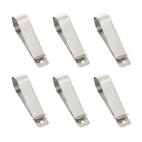 53781-gdoc-6 Sjzbin 6pcs Silver Garage Door Remote Visor Clip Opener For