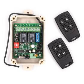 Solidremote 708296998994 12v - 24v Secure Wireless Rf Remote Control Relay Switch Universal 2-channel