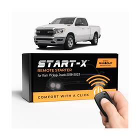 Start-x 810154290895 Remote Starter Kit For Ram Pickup Truck 1500/2500/3500 2018-2023