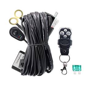Stdysun 740727460274 Led Work Lights Bar Remote Wiring Harness Kit 1lead Dc12v 40a Remo