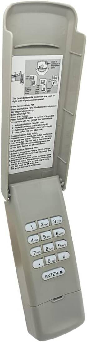Sm671 Suncoast Wireless Garage Door Opener Keypad Remote - 376lm 377lm 977lm 877lm And Many More