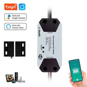 Supreme-goodsoutlet 313039820885 Tuya Garage Door Controller Opener Automatic Wifi Smart Home Work With Alex
