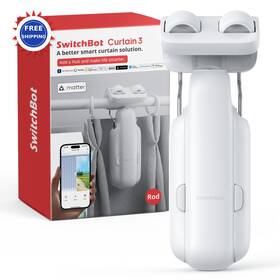 Switchbot 810150544718 2025 Automatic Curtain Opener 3 Rod Bluetooth Remote Control Wifi