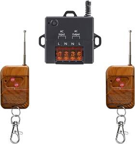 Pw-2598 Tigerily Remote Switch Ac110v/120v/220v/240v 10a Wireless Rf Relay