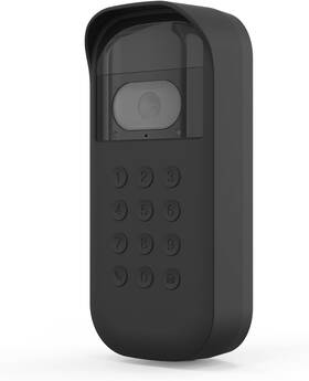 Tiuihu 313032850803 Silicone Cover For Myq Smart Garage Video Keypad Black Left