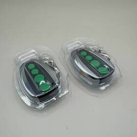 Topens 476127517750 M12 4-button Gate Remote 2-pack Wireless Transmitter Key Fob Security