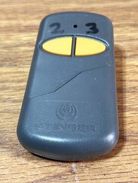 310lid22v Transmitter Solutions Stinger Garage Door Opener Visor Sized Remote