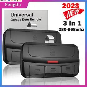 Usa-viralfinds 445027786712 Universal Gate Remote Control Garage Door 3 In 1 Multifrequency W