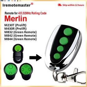 J-12a-003 Usa-viralfinds Compatible Merlin M832 M842 M844 M230t/m430r Prolift Garage Remote Control