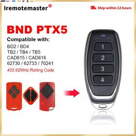J-12a-039 Usa-viralfinds Replacement B&d Ptx5 Bnd Tritran Garage Control-a-door Bnd/tb5/bd4/diamond Remot