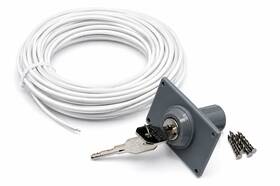 Vee Dm-2-3 Garage Door Opener External Key Switch With Bell Wire And Installation Instruction