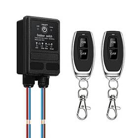 Woodguilin 676351453668 Wireless Remote Switchac110v/220v/240v 30a Relay Light Switch With 328ft