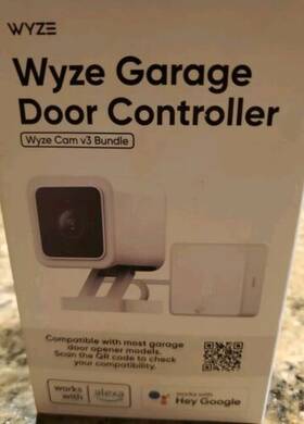 5284 Wyze Garage Door Opener With Camera Smart Controller V3 Bundle