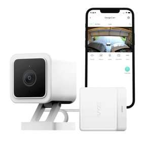 Wyze 810083470917 Smart Garage Door Opener Remotely View Control With 1080p Hd Video Security