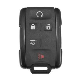 A22011400ux0454 X Autohaux 5 Button Keyless Entry Remote Control 2.52 Inch X1.57 Black
