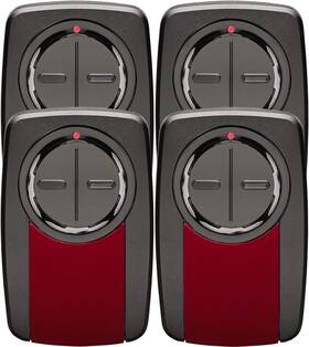 B0f566c77w Yikqidis Liftmaster Universal Garage Door Remote 375ut 380ut 4pc Red Replacement Compatib