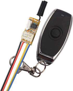 Zabll 313051377350 Mini Remote Relay 12v Wireless Control Switch 433mhz Momentary