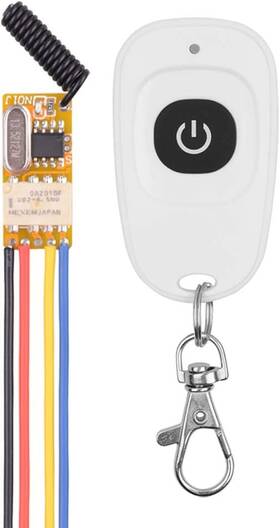 Zabll 313104324362 Dc 3.7v - 12v 5v Mini Size Relay Remote Control Switch 433mhz Wireless Rf Momen