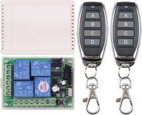 Zabll 445018141193 Dc 12v 4ch 433mhz Wireless Remote Control Momentary Switch For