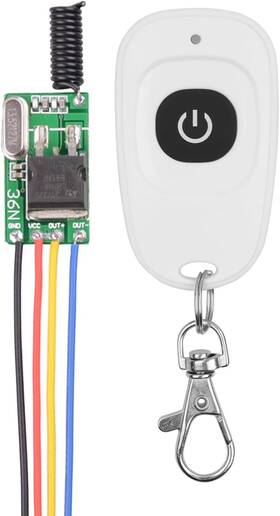 Zabll 445056610668 433mhz Wireless Remote Control Switch 6v 12v 24v 36v Momentary Use