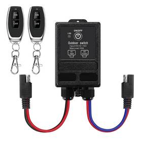 Pc-5737 Zhofonet 12 Volt Wireless Remote Control Switch With Sae Connector Plug 328ft Long Ran