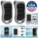 2 Genie Garage Door Remotes - Universal, Easy Programming, Compact Design. Fixed Price $29.39.
