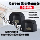 Multicode Transmitter 10 Dip Switch 3089 3060 3070 W/ Keychain Remote Control. Fixed Price $20.99.