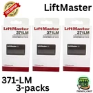 Liftmaster 371LM Garage Door Opener Remote - Black (pack Of 3). Fixed Price $35.70.