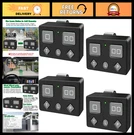 5-BUTTON & 3-BUTTON Remote Transmitter For Automatic Gate Openers, 4PCS Black. Fixed Price $76.99.
