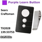 Craftsman 139.53753 TX2028 Sears Garage Door Remote Compatible. Fixed Price $10.97.
