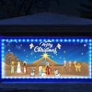 Ganeen 6.4X16 Ft Led 2025 Christmas Garage Door Banner String Light Large Rus.... Fixed Price $42.27.