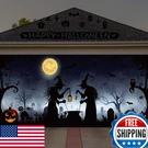 Preboun Halloween Garage Door Decorations Witch Cover Hanging. Fixed Price $49.40.