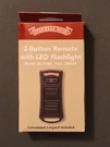 Overhead Door Button Remote W/ Led Flashlight OL2T- Bx Lanyard New Genie. Fixed Price $32.00.