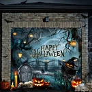 Teenyyou Halloween Garage Cover, 7X8 Ft, Spooky Outdoor Decorations. Fixed Price $41.98.