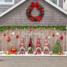 Christmas Garage Door Cover - 7 16 Ft Winter Xmas Backdrop With Gnomes. Fixed Price $28.86.