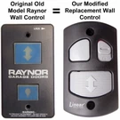 Raynor Old Model 6080336 Compatible Wall Control Custom Modified Linear HAE00001. Fixed Price $29.95.