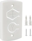 White Two Button Cover Plate, Opener Wall Control For Wayne. Fixed Price $18.90.