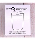 *factory-sealed* Smart Garage Video Keypad Rechargeable Battery VKP1-MYQ-BT1. Fixed Price $26.25.