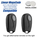 Garage Door Remote Control For Linear MCT-11 ACT-31B Transmitter 318MHZ. Fixed Price $21.90.