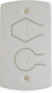 White Two Button Cover Plate - Fits Wayne Dalton Garage Door Wall Station.... Fixed Price $19.03.