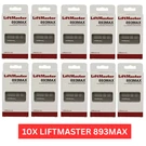 10 Pack Liftmaster 893MAX Button Visor Remote Control Garage Door Opener. Fixed Price $94.98.