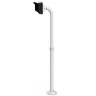 Tezeit Adjustable Gooseneck Pedestal Post 23.6"-47.2" For Wired Keypad-white. Fixed Price $71.99.