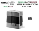 Beninca Slide Gate Electric Motor Opener / Operator (BULL1524R). Fixed Price $1295.00.
