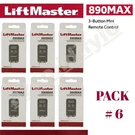 Liftmaster 890MAX 3-SECURITY Button Mini Key Chain Garage Door Opener Control. Fixed Price $66.00.