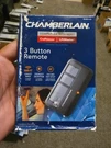 Chamberlain 3-BUTTON Garage Door Remote Control 953EV-P2 Liftmaster Open Bx Dama. Fixed Price $15.99.