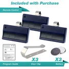 3X For Chamberlain 371LM 373LM 374LM Button Garage Door Opener Remote 315MHZ. Fixed Price $24.95.