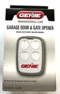 New! Genie GU4T-BX Garage Door Opener Remote, Four Button Oem. Fixed Price $12.00.